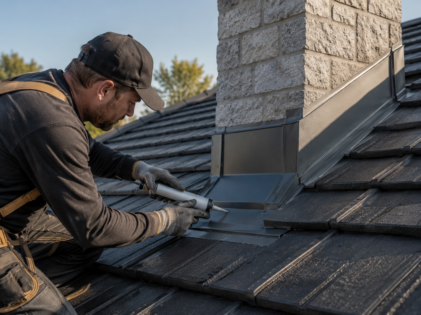 Roof replacement work in progress on a Ballarat home